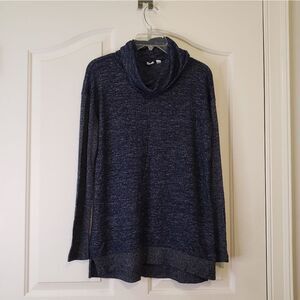 Gap Oversized Navy & Gray Top